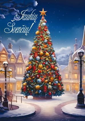 kalėdinis sveikinimas verslui