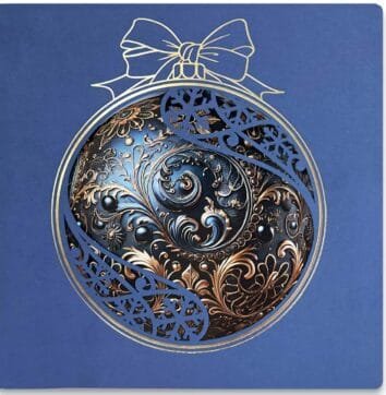 prabangus kalėdinis atvirukas