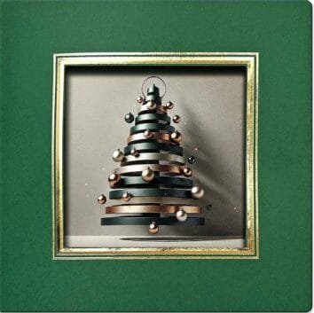 prabangus kalėdinis atvirukas